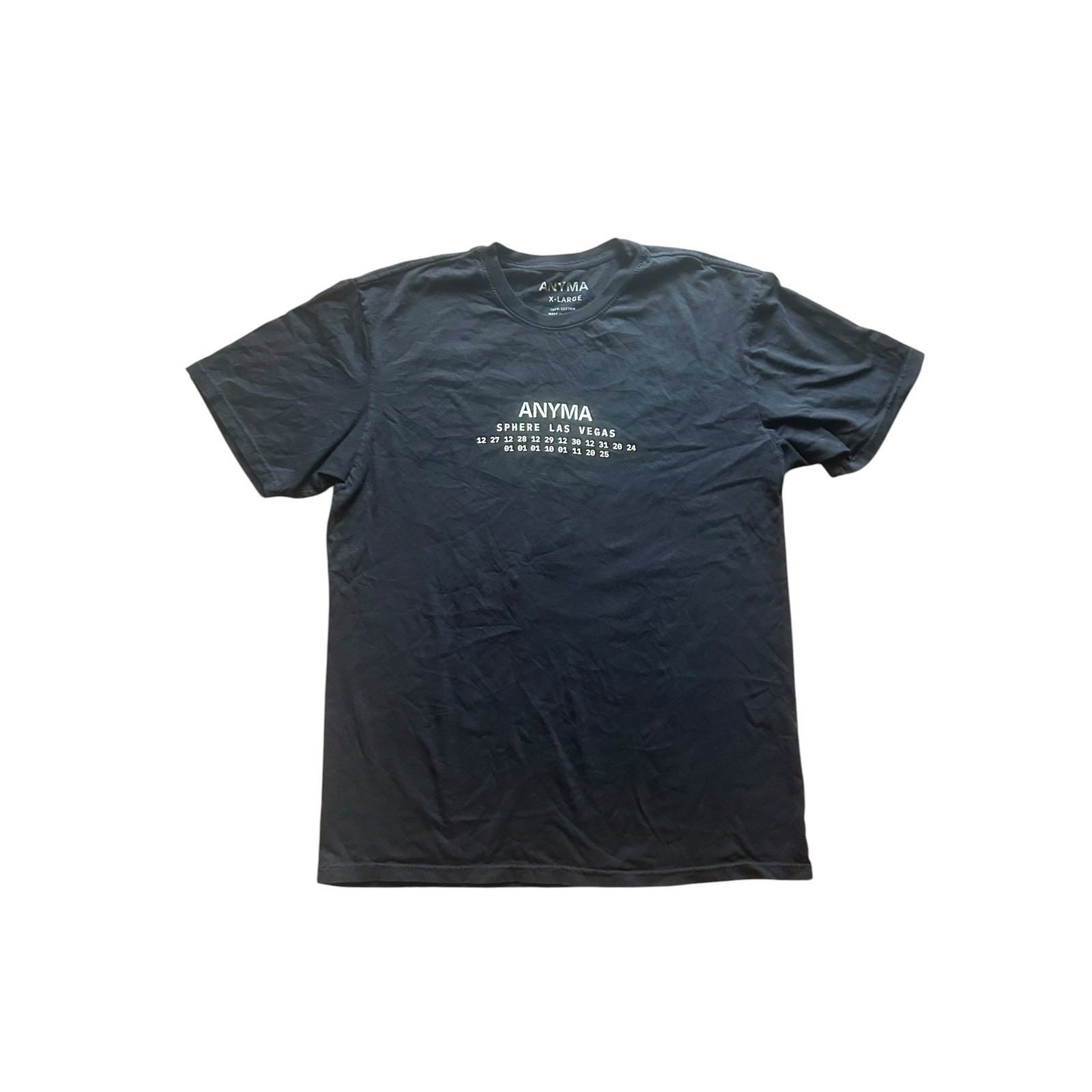 Anyma Sphere Las Vegas T Shirt The End of Genesys 2024 Concert Merch Size XL