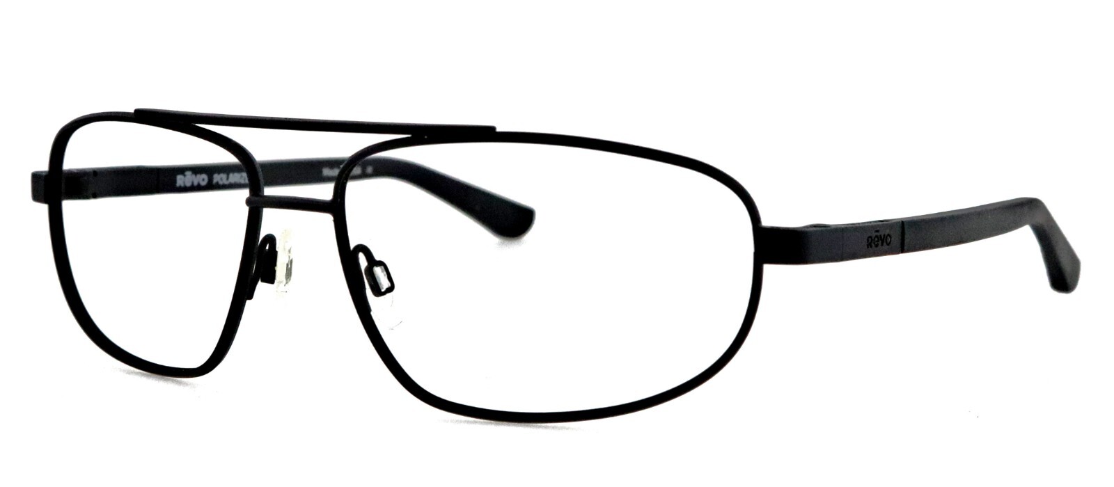 Vintage REVO RE 2013 01 NASH 61mm Black Sunglasses Eyeglasses Frames Only USA