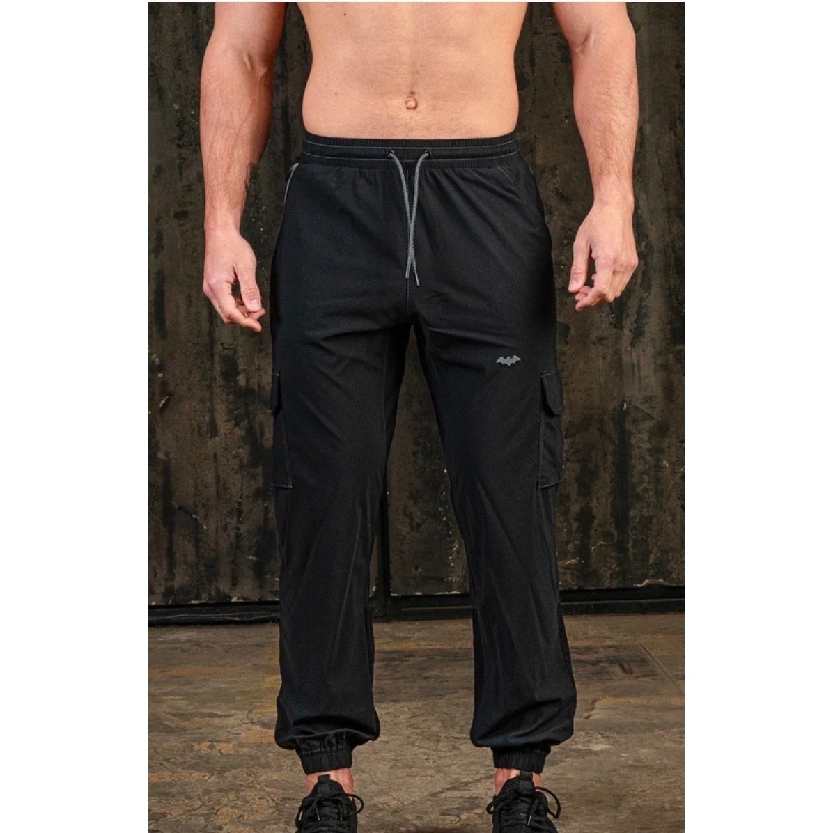 SuperX Apparel Men\'s Cargo Joggers Batman Size M Black SOLD OUT Limited Edition