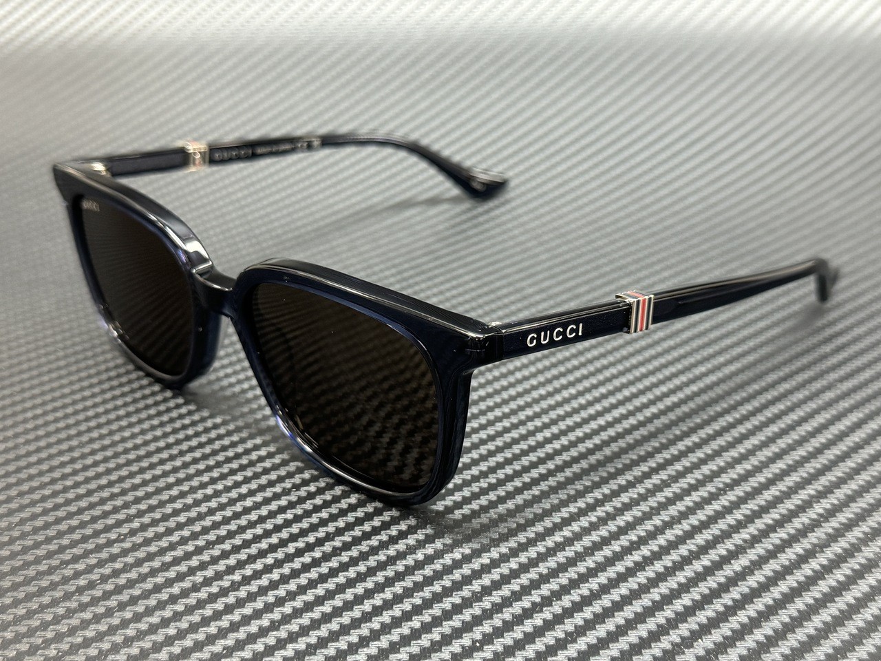 GUCCI GG1493S 004 Blue Brown Men\'s Large 54 mm Sunglasses