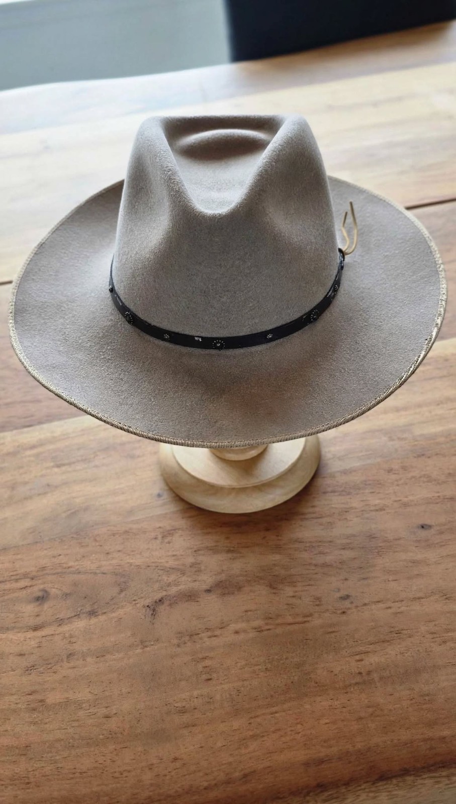 Vintage Stetson The Gun Club XXX Cowboy Hat Three Forks 7 1/2 Silverbelly