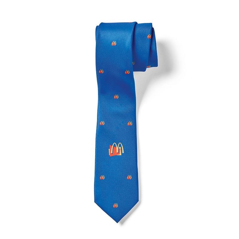 McDonald’s Retro 1990s Golden Arches Logo Men\'s Tie - NEW