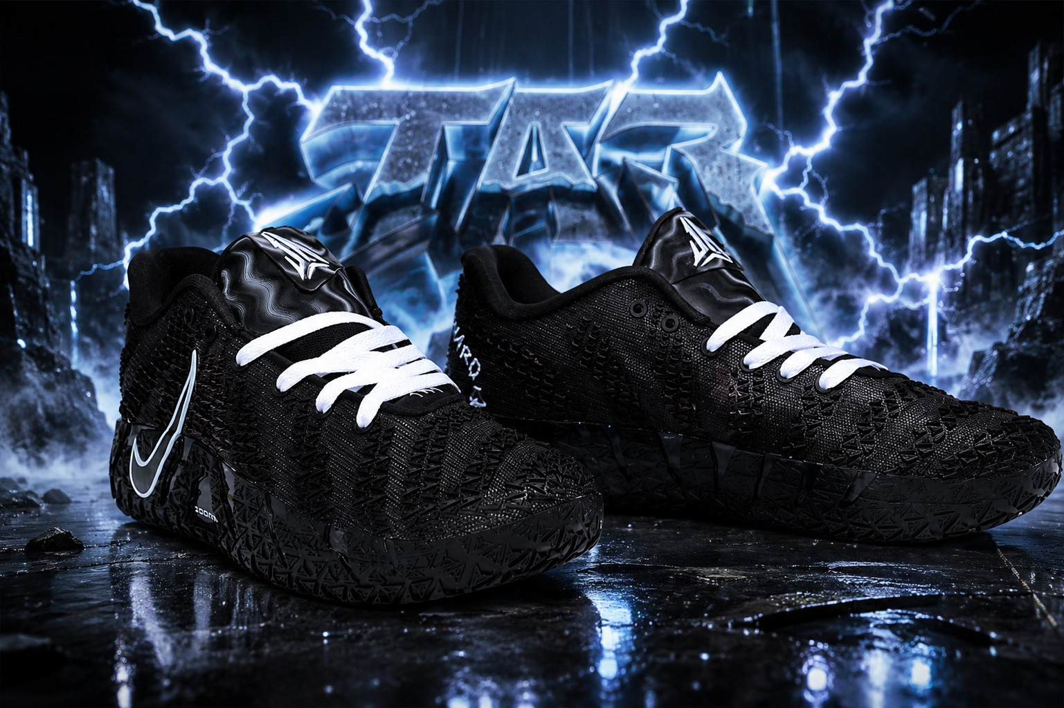NEW Ja 3 Morant “BLACK NINJA” Men's Size US 7-12