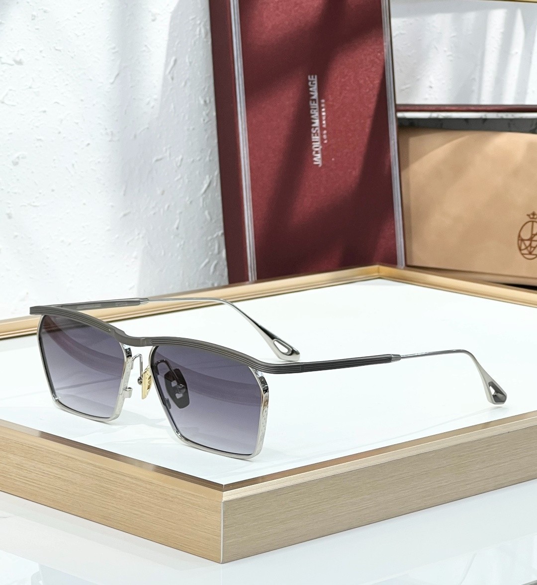 Jacques Marie Mage Style Sunglasses Bresson Vintage Metal Frame Men Women 60mm
