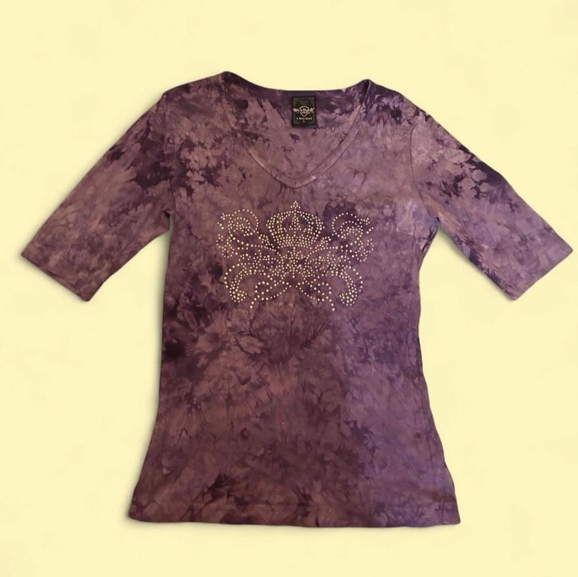 Y2K SLEDGE Women’s graphic tee purple medium
