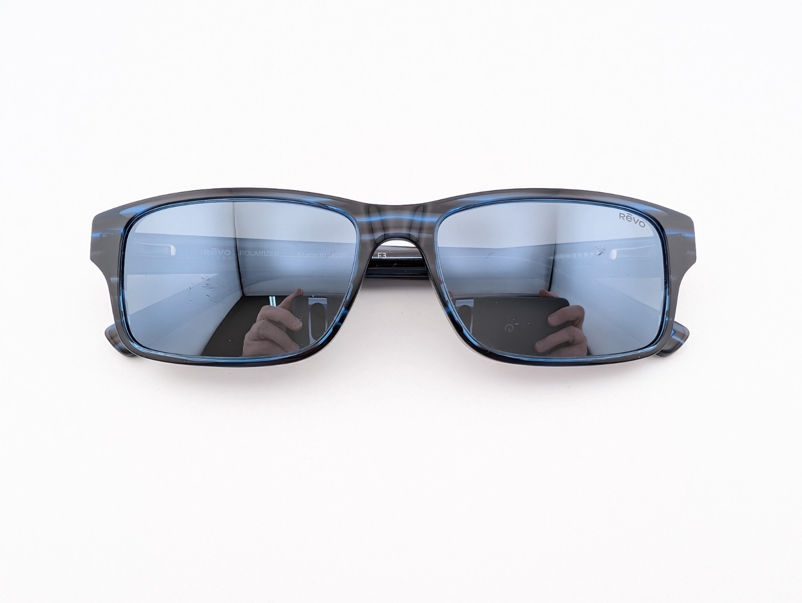 Revo Sunglasses, Polarized Lenses, Finley RE 1112ECO 05 GY, 57-16-145, Japan
