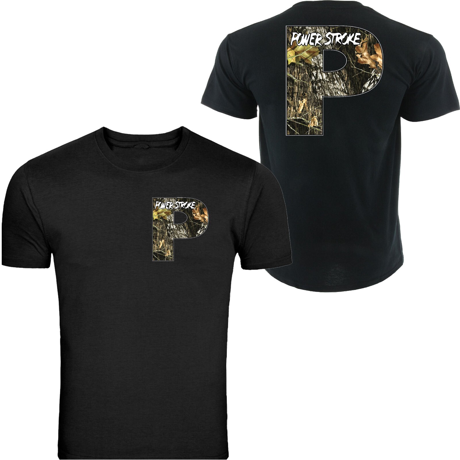 Powerstroke camo Diesel Power Front and Back Ford Power Stroke Diesel TShirt Tee