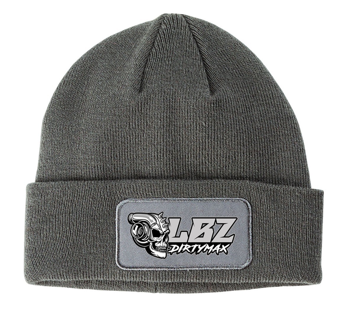 LBZ Dirtymax Duramax Turbo Diesel Skull Winter Hat Beanie - Silverado 2500hd