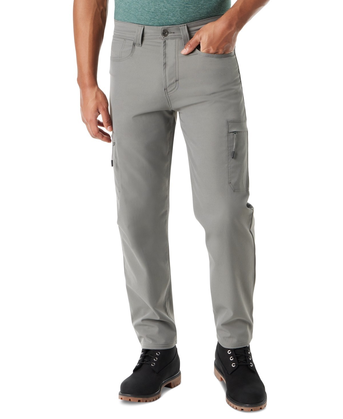 BASS OUTDOOR Essential Tech Water Repellent Cargo Pants Men\'s 32 Castor Gray