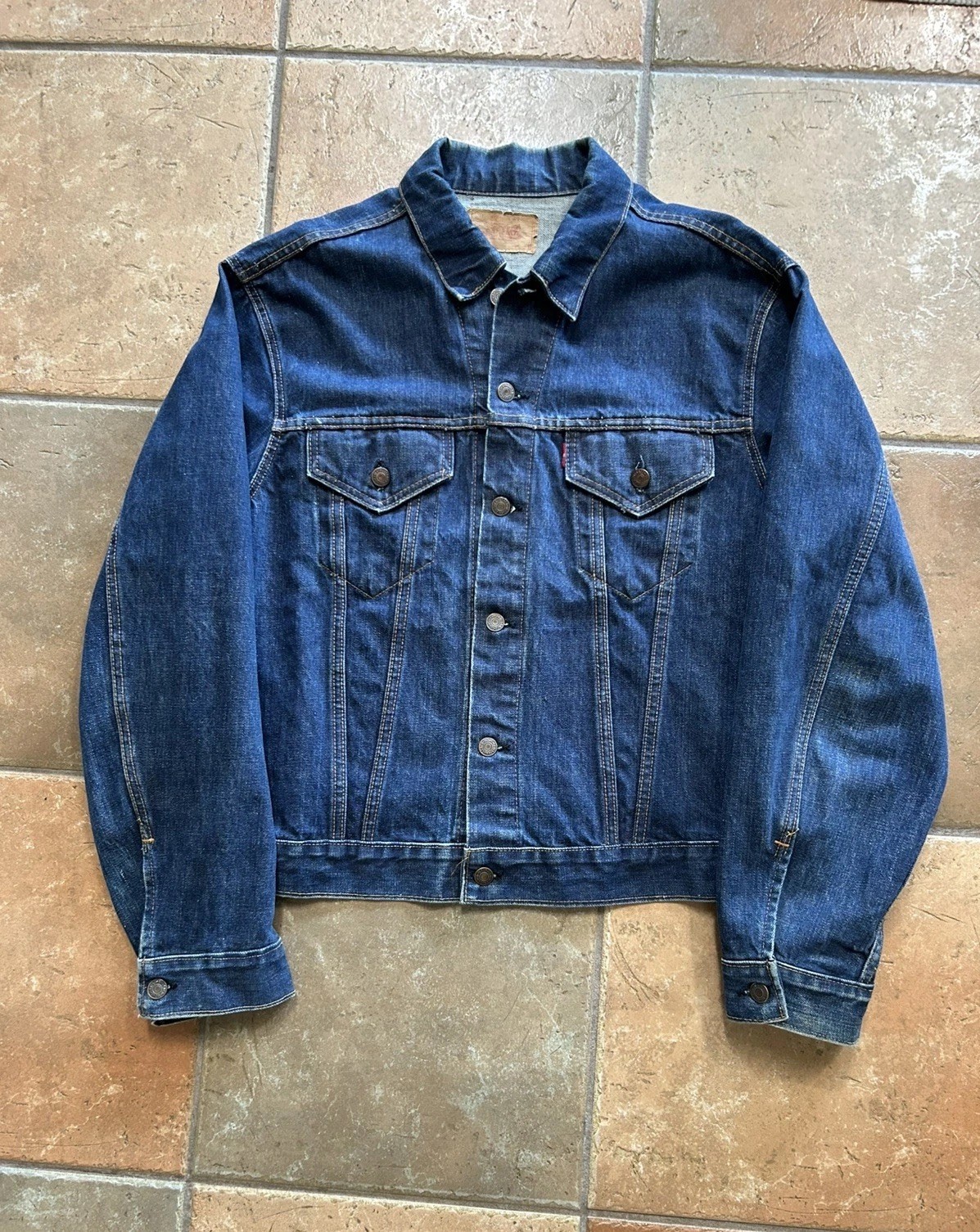 RARE Vtg 60s Levis Big E 70505 0217 Type 3 Xl 44 56 oversized 525 stamp indigo
