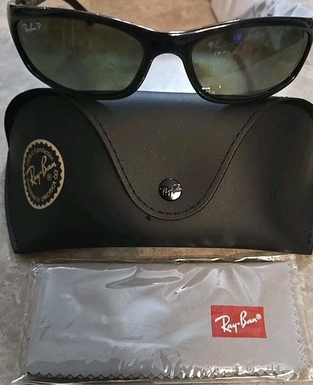 🔥 RAY-BAN Polar Small PREDATOR Active Lifestyle Sunglasses RB4115 601/9A Wrap