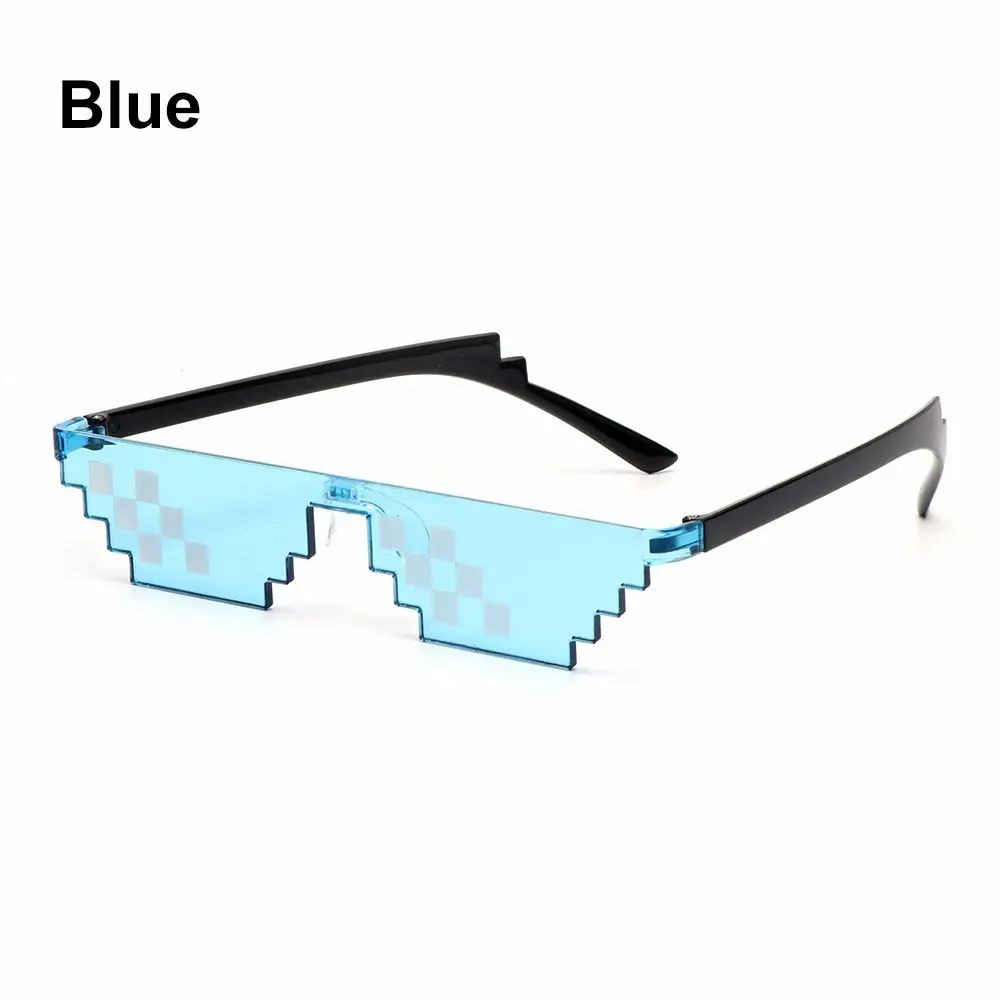 Cool Thug Life Glasses Unisex Mosaic 8 Bit Pixel Deal With IT Sunglasses Kit USA