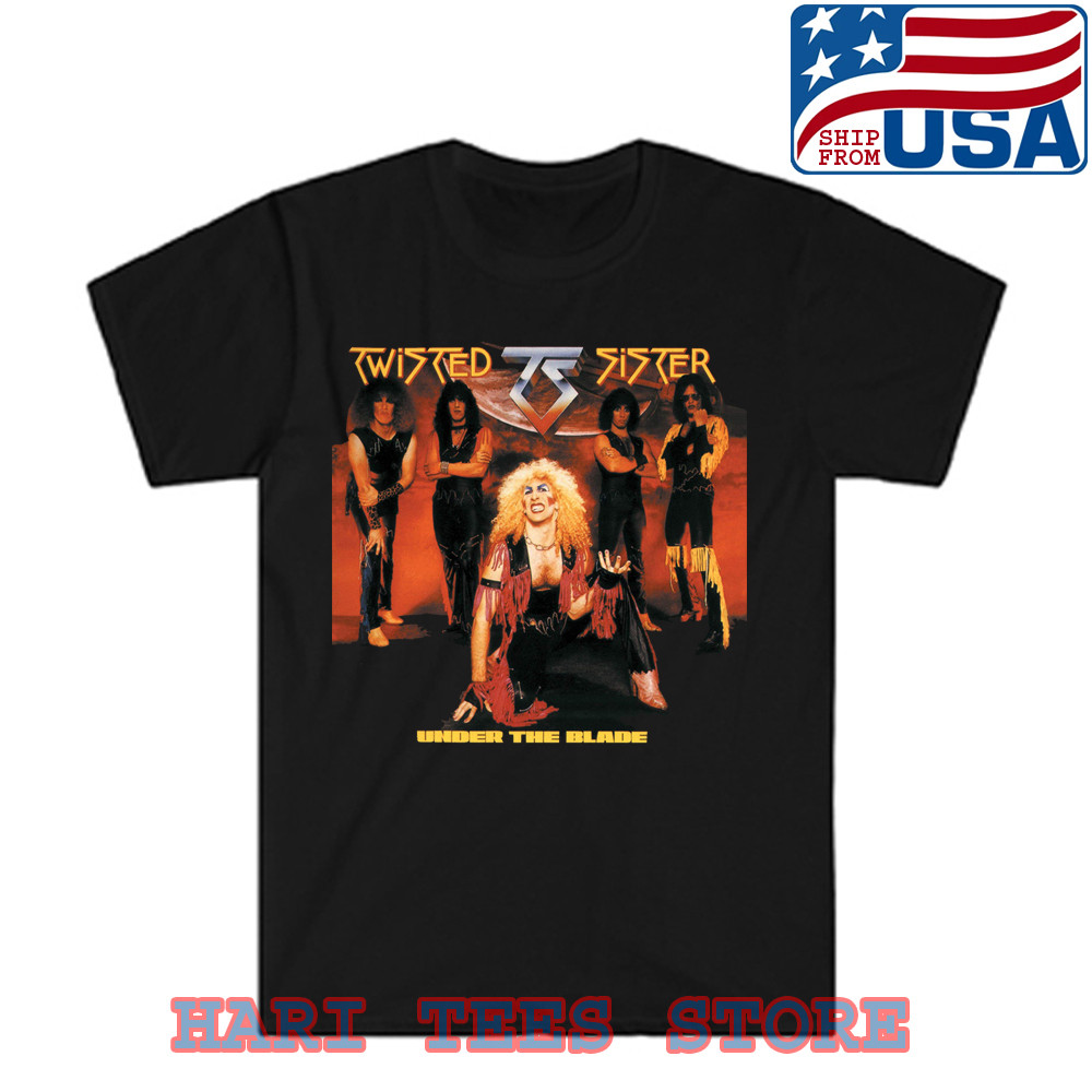 Twisted Sister Under The Blade Men's Black Size S to 5XL u49.33