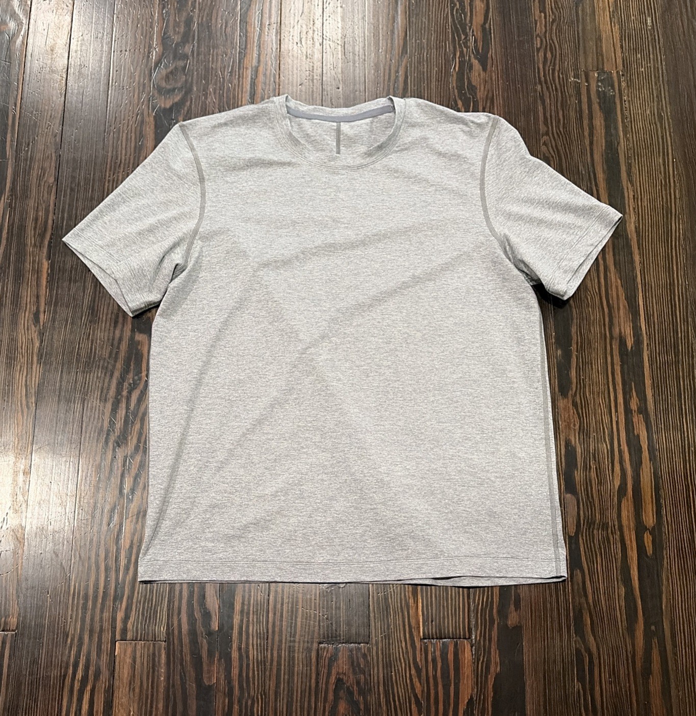 Lululemon Performance T Shirt Men’s XL Heather Gray Polyester 