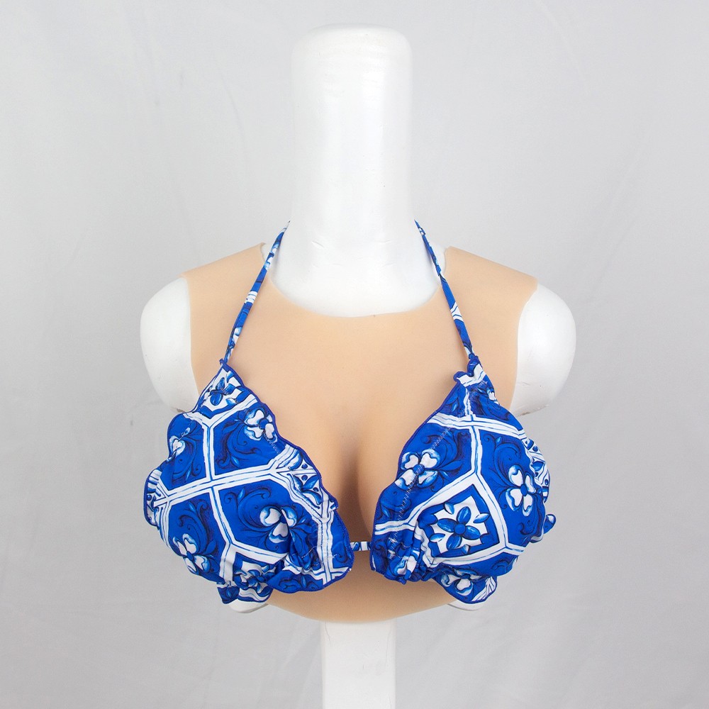 Realistic B-G Cup Silicone Breast Forms Breast Plate Fake Boobs For Crossdresser