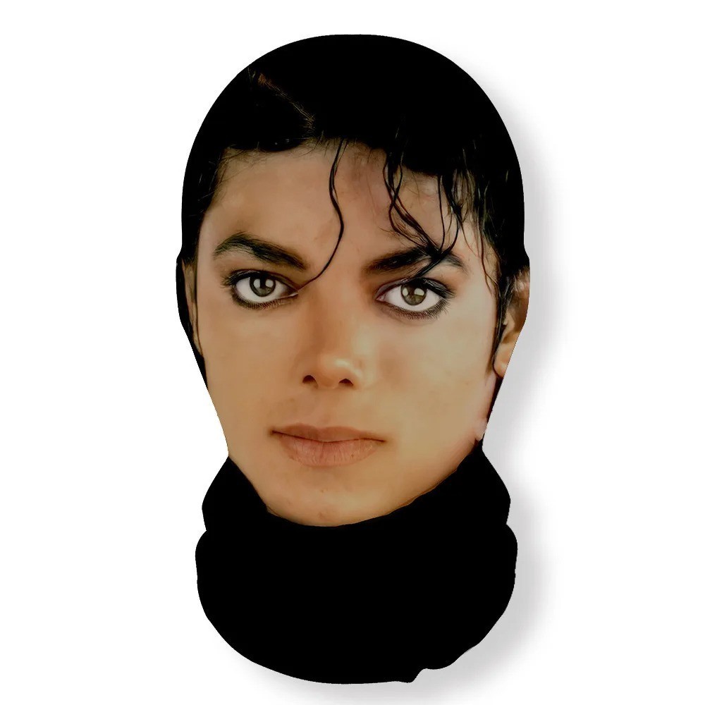 ONE SIZE 3D Michael Jackson Printed Full Face Mask celebrity Singer Celeb Unisex