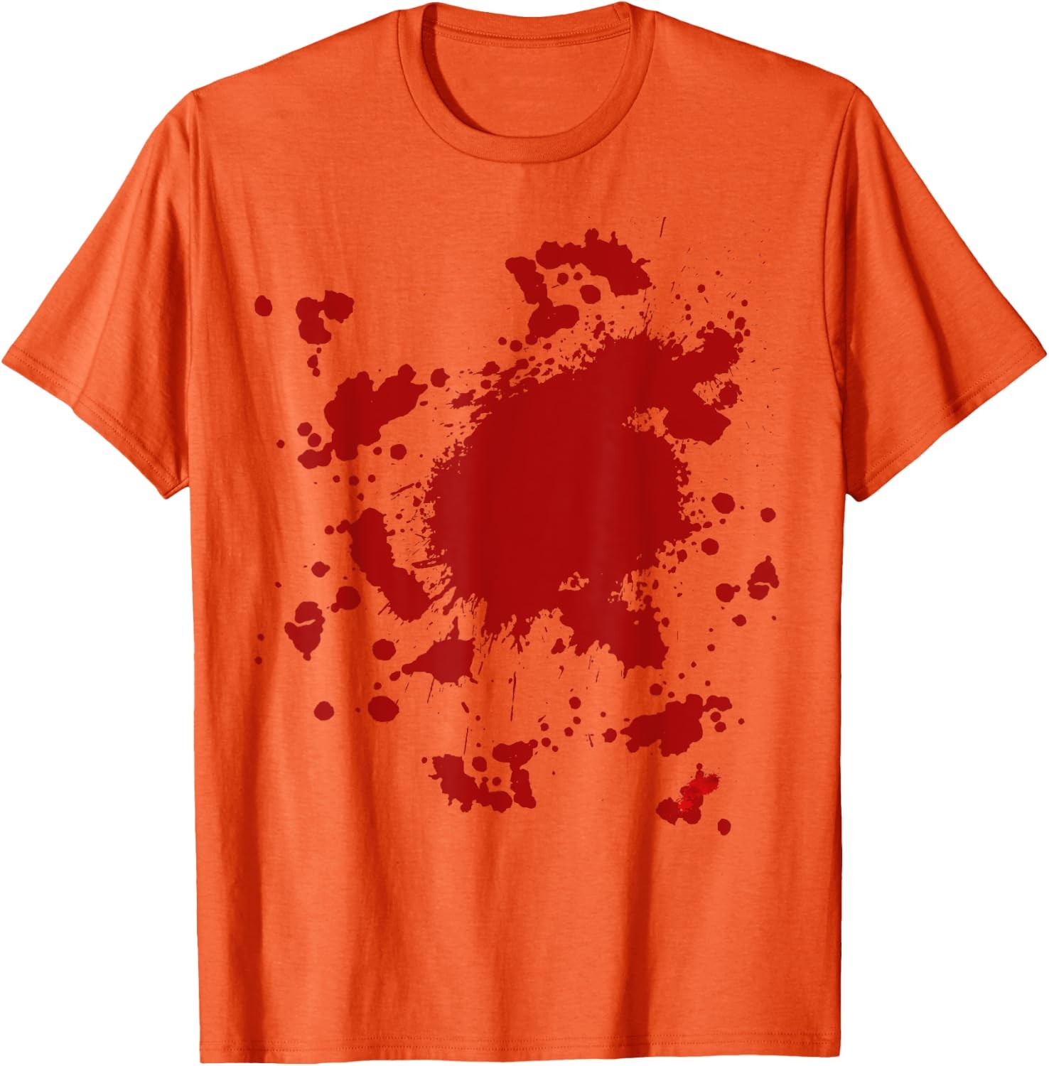 Blood Splatter Costume Gag Fancy Dress Scary Halloween Graphic T-Shirt Unisex