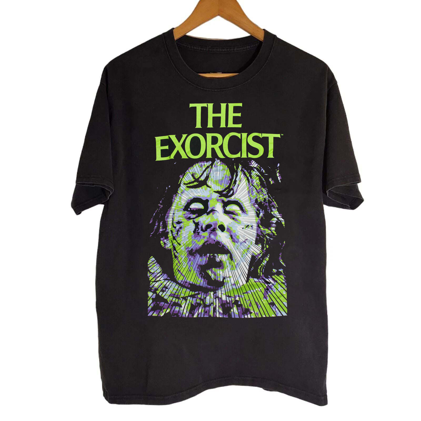 The Exorcist Movie Gift For Fan Unisex Black T- Shirt Full Size S-5XL SC475