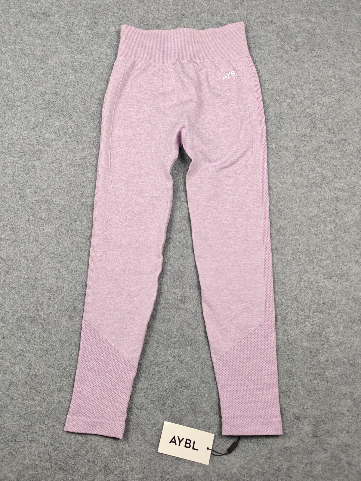 AYBL Leggings Womens Small Pink Motion Seamless High Rise Ankle Yoga Gym New