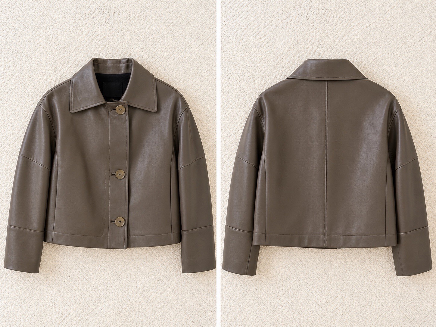 Vince Leather Jacket Size S/P
