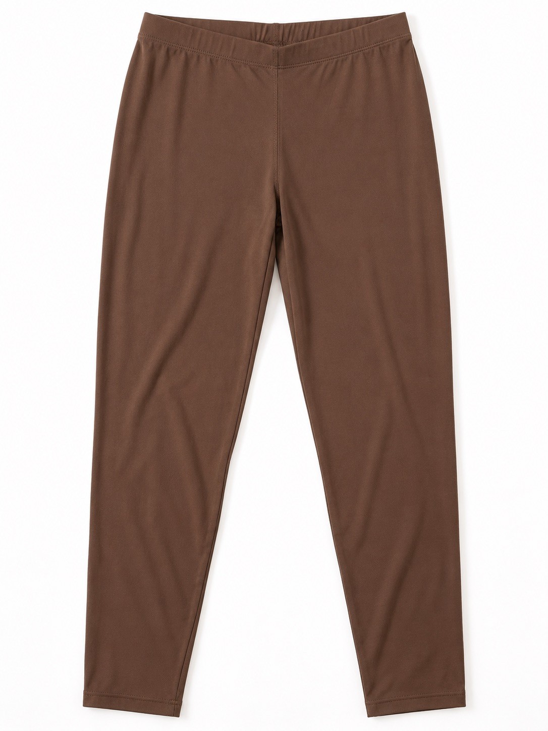 Zenana Women’s Plus Size 1X Brown Leggings Pull On Lounge Pants Comfy Cozy