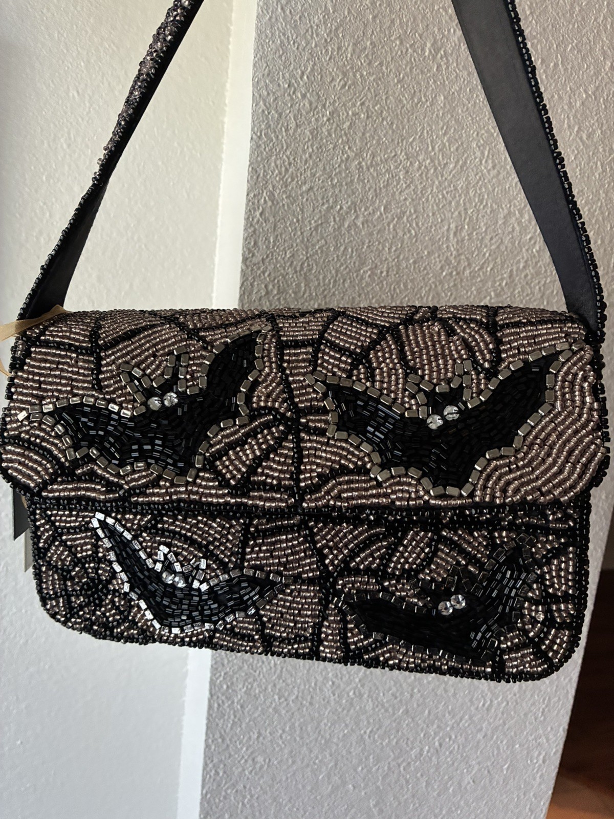 New Viral Fall Halloween BAT Beaded Bag🦇 Ships Today