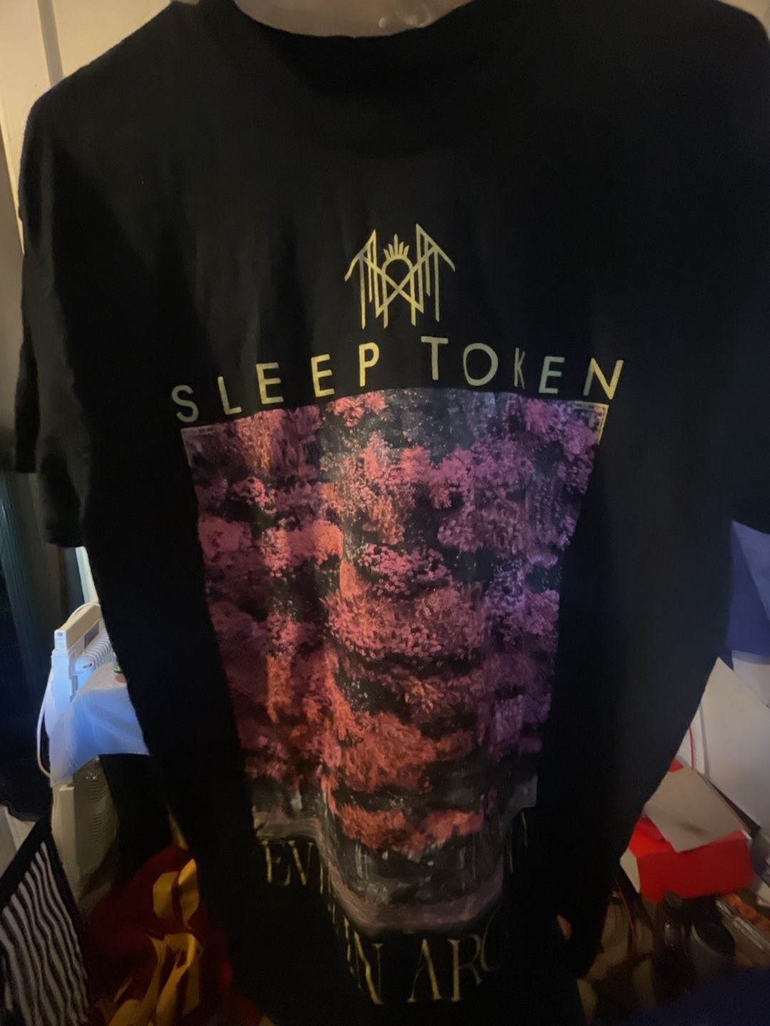Sleep Token Even In Arcadia T-Shirt Size L Black Band Merch