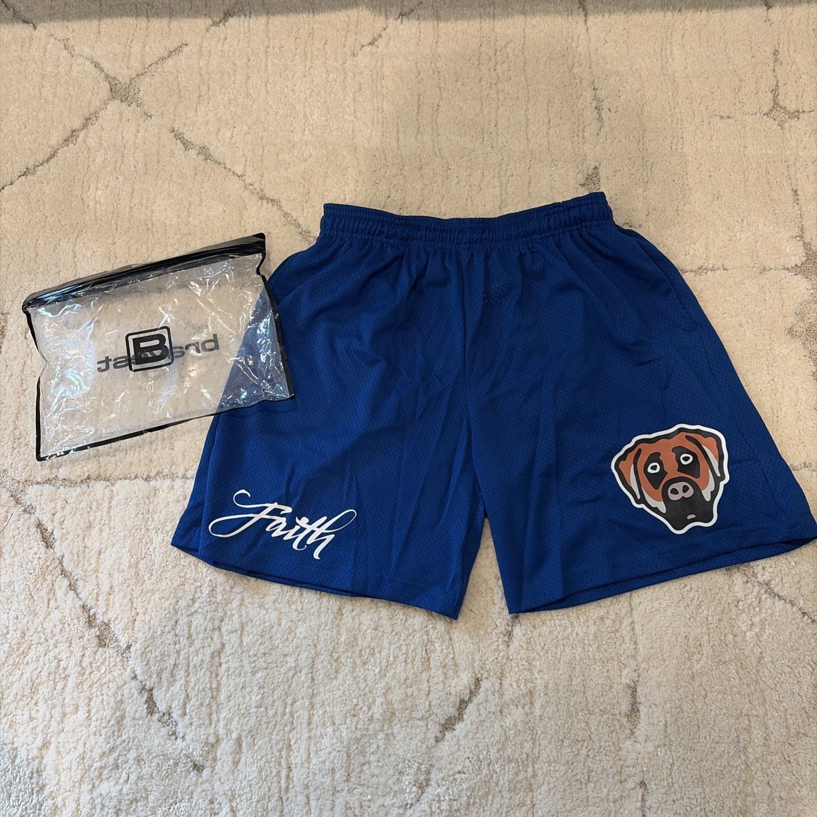 Bravest Studios Shorts Victor Victor Blue Dog Size Large - Brand New Fashion