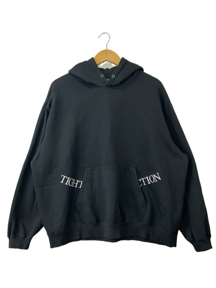 TIGHTBOOTH PRODUCTION 25AW Straight Up Parker L Cotton Black Hoodie Used