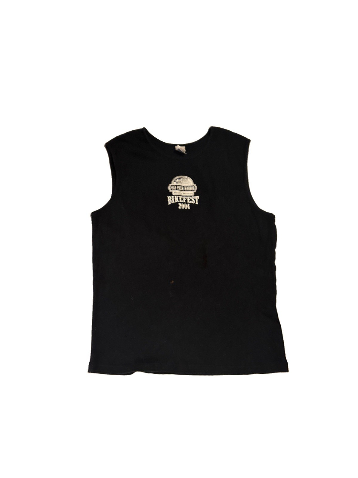 Vintage 2004 Palm Harbor Bikefest Biker Sleeveless Shirt Black Motorcycle Kids
