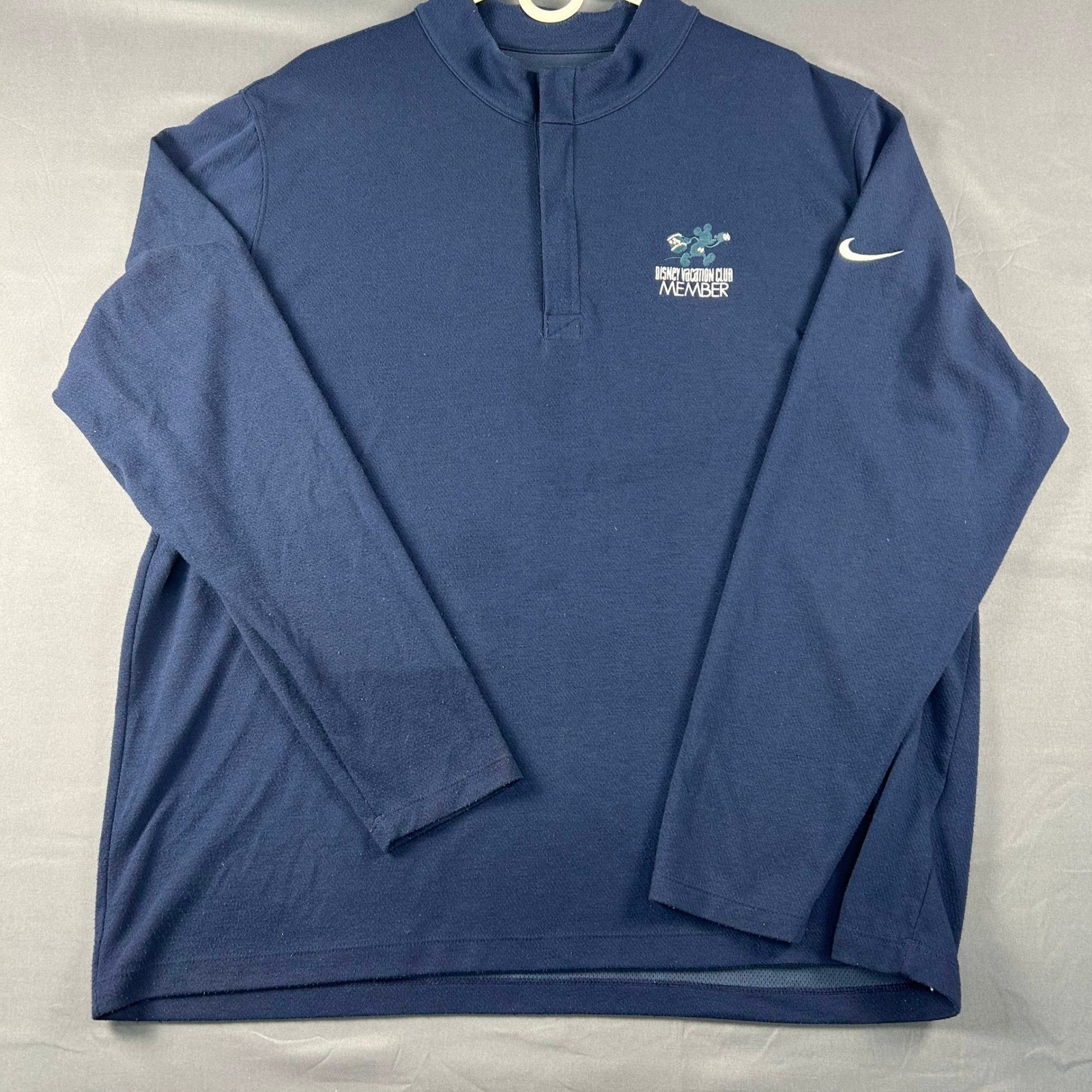 Nike Dri-FIT Disney Vacation Club Member Pullover Navy Blue XXL Mickey Mouse