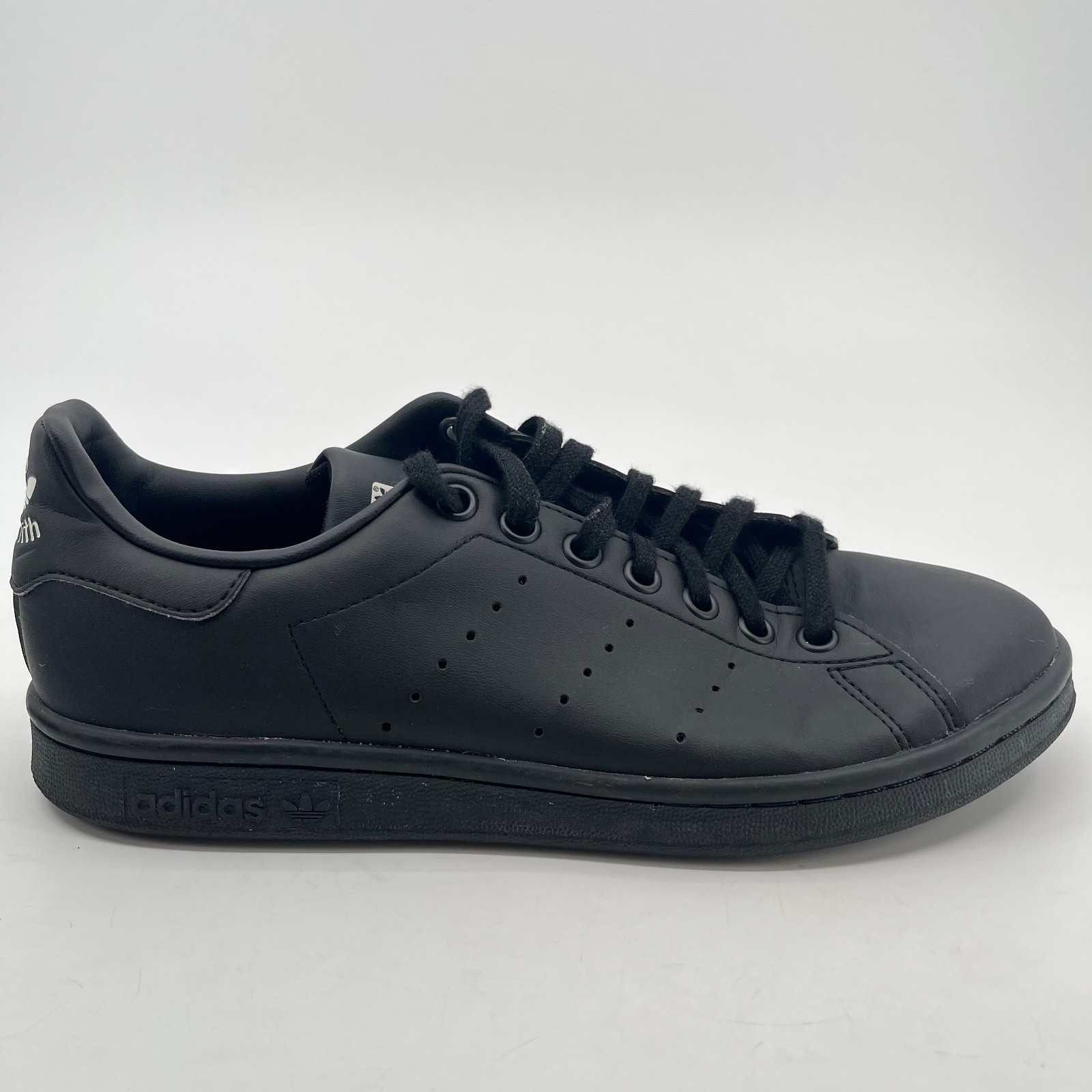 Adidas Stan Smith Mens Size 6 Triple Black Athletic Lifestyle Shoes Sneakers