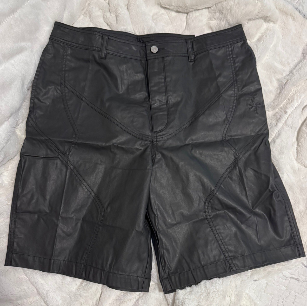 Jordan X Travis Scott cactus Jack Waxed Shorts 36