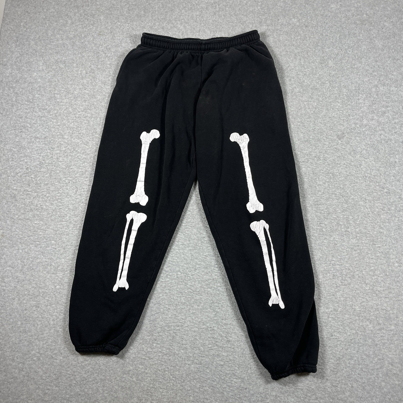 Phoebe Bridgers Pants Womens Medium Black Jogger Elastic Waist Tour Music Offici