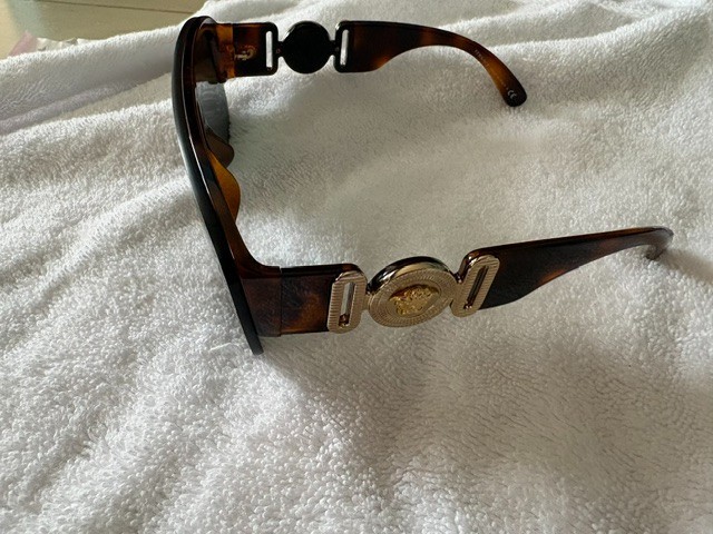 Versace Unisex Sunglasses,  Gold-tone heritage Medusa Medallion