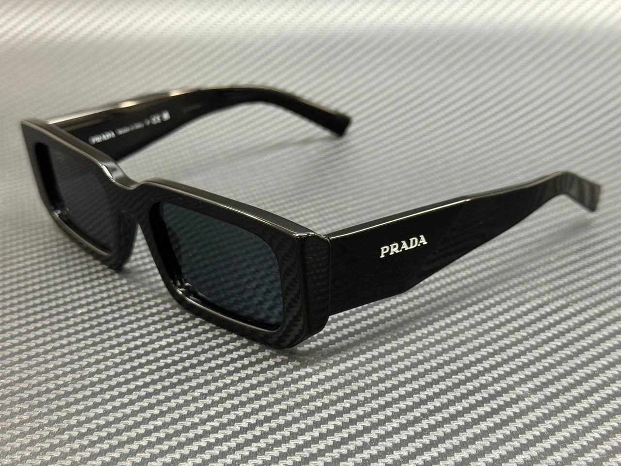PRADA PR 06YS 16K2K1 Black Grey Men\'s 53 mm Sunglasses