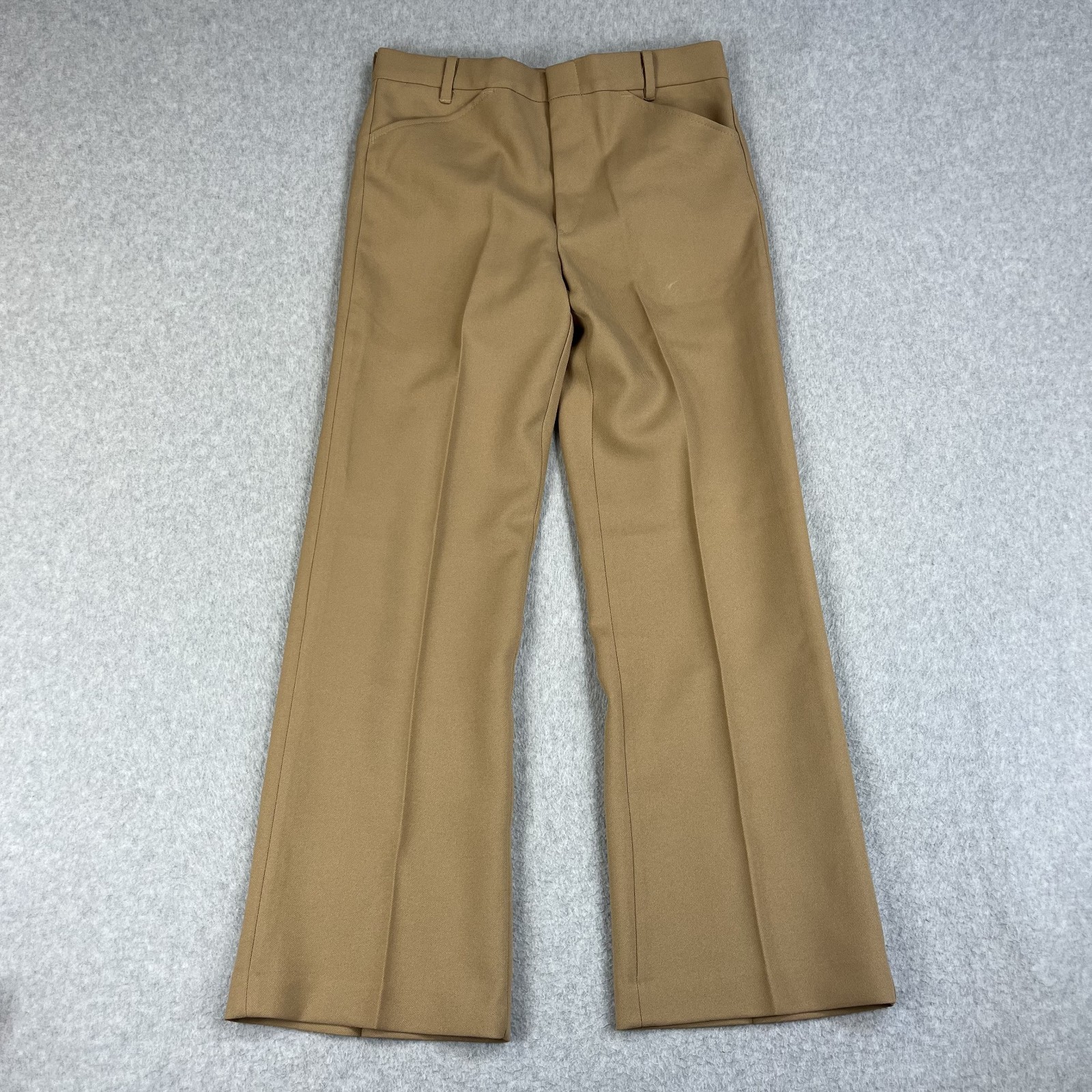 Vintage 70s Sears Perma Prest Pants Mens 30x29 Polyester Disco Groovy