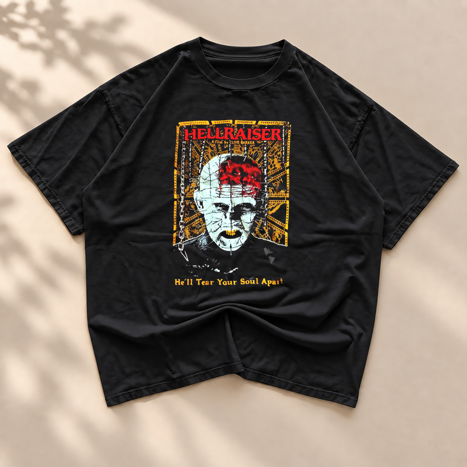Hot Hellraiser Pinhead Vintage Horror Cotton Unisex S-5XL Shirt AVN31
