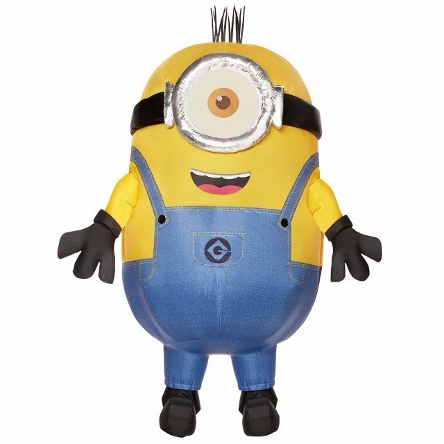 01707900 Spirit Halloween Kids Stuart Inflatable Costume Minions Size Varies