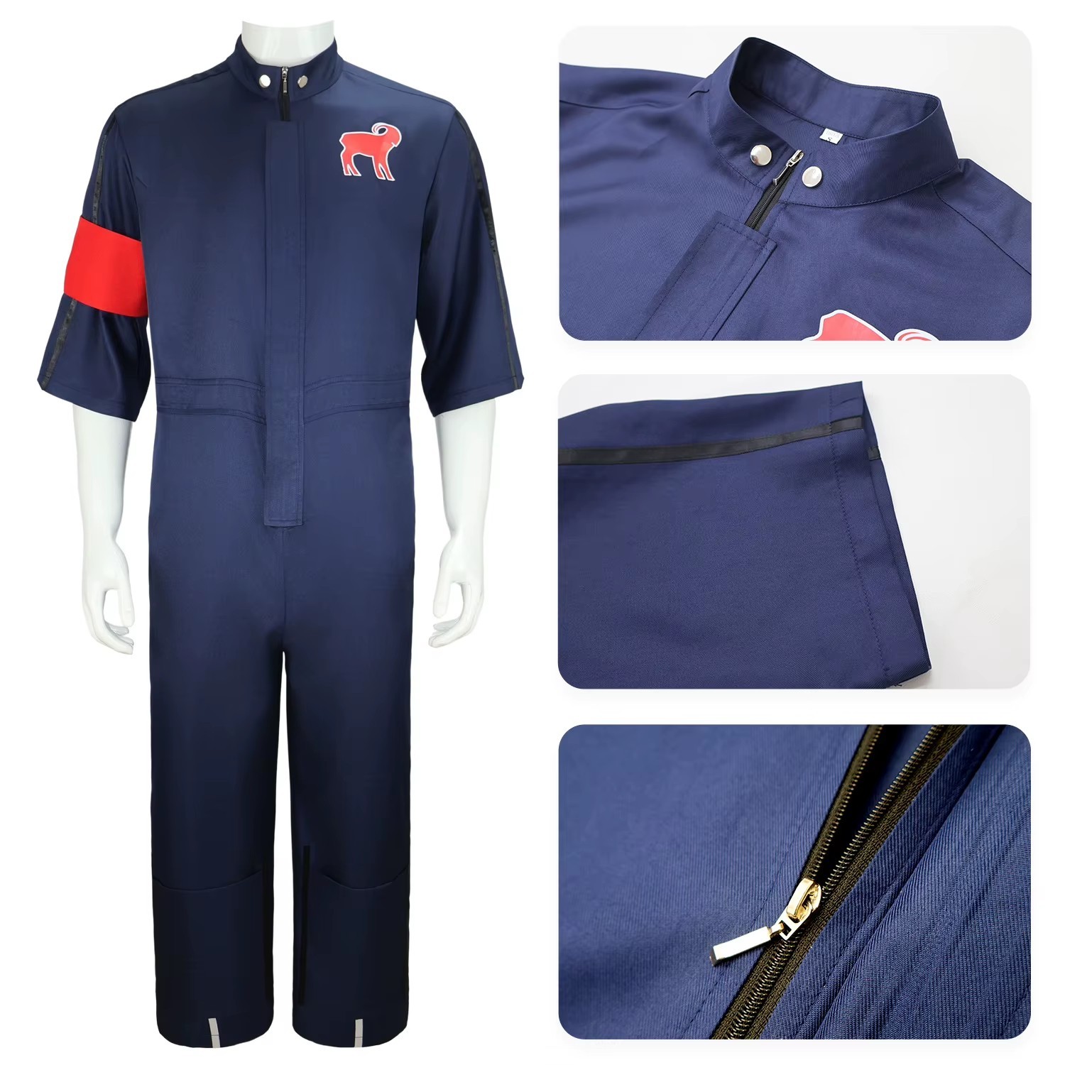 Slipknot Cosplay Costume Joey Red Jumpsuit Slipknot Blue Outfit Bodysuit