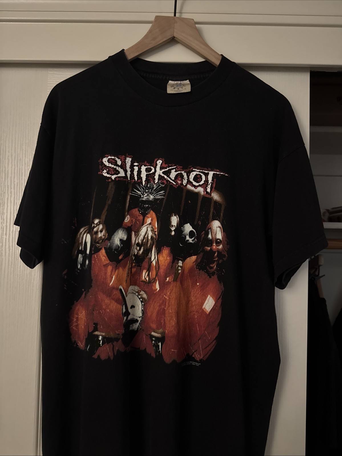 Slipknot - Self Titled 1999 Band Promotion T-shirt Blue Grape License Rare