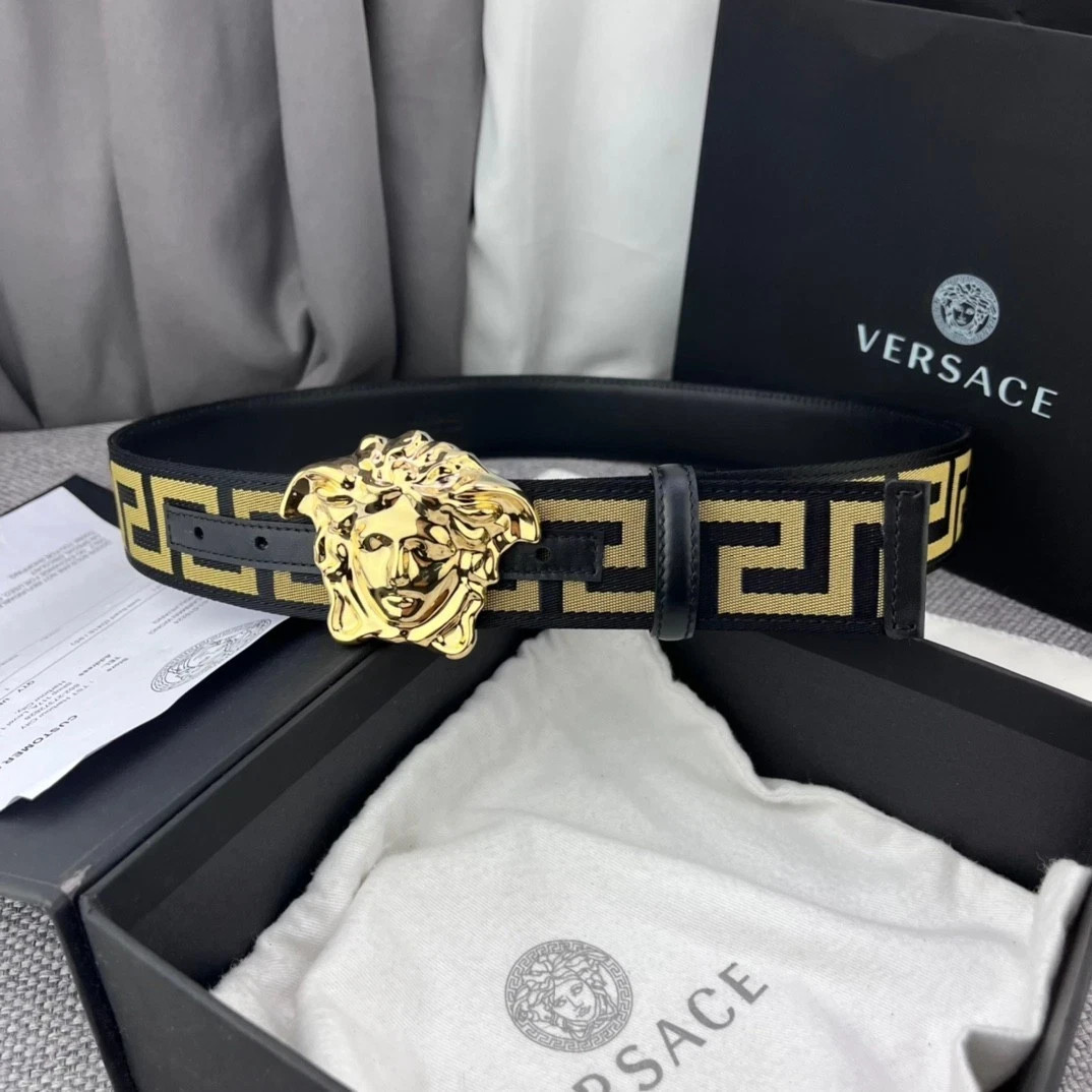 Versace belt golden belt buckle