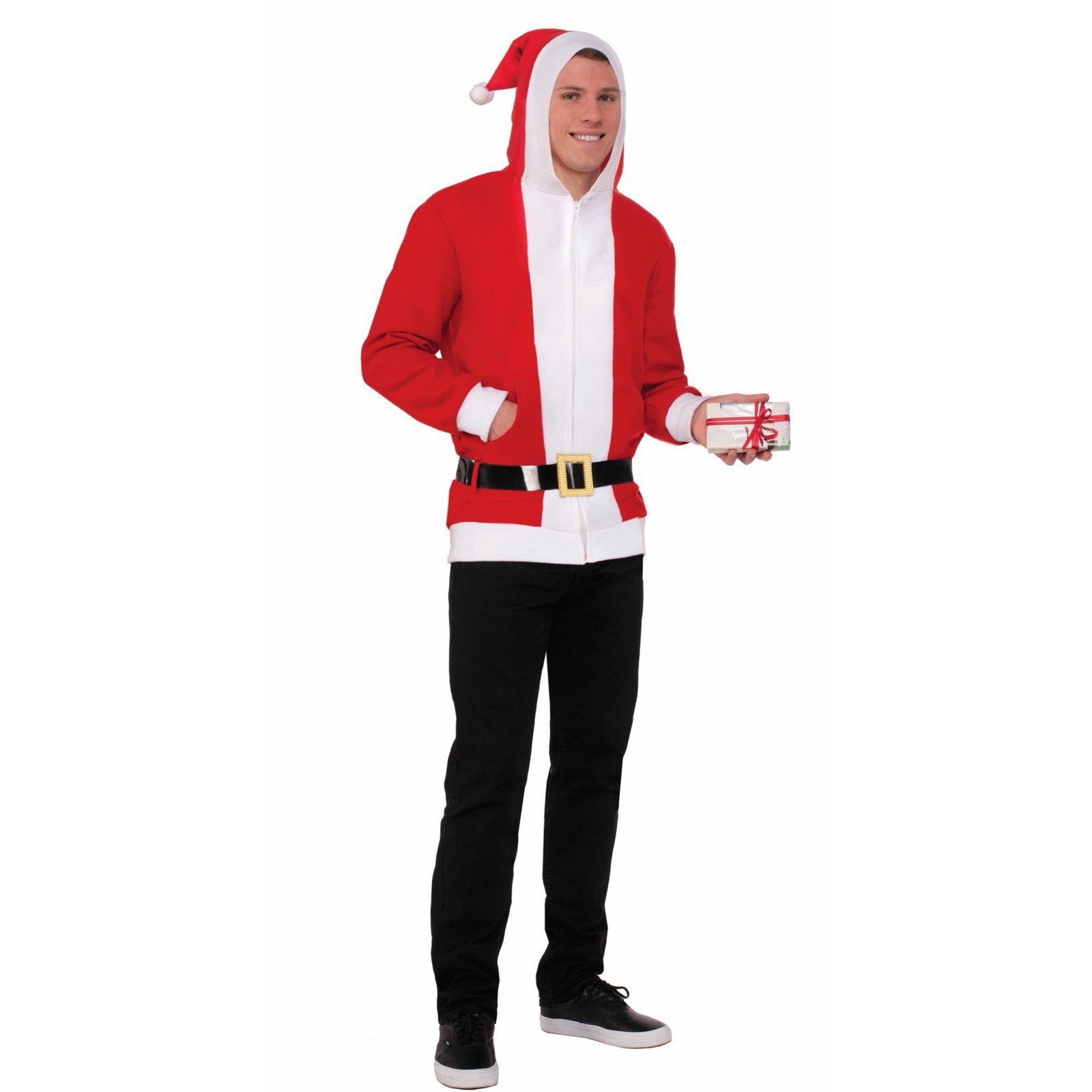 Adult Simply Santa Hoodie with Belt