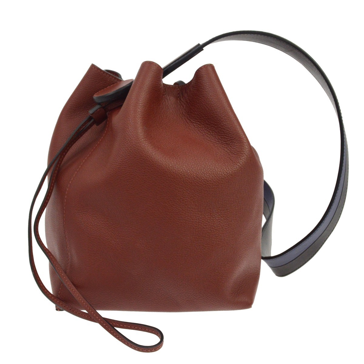 Best09 Hermes Rouge H Evercolor Licol 17 Bucket Shoulder Bag SBT001TD KW00134