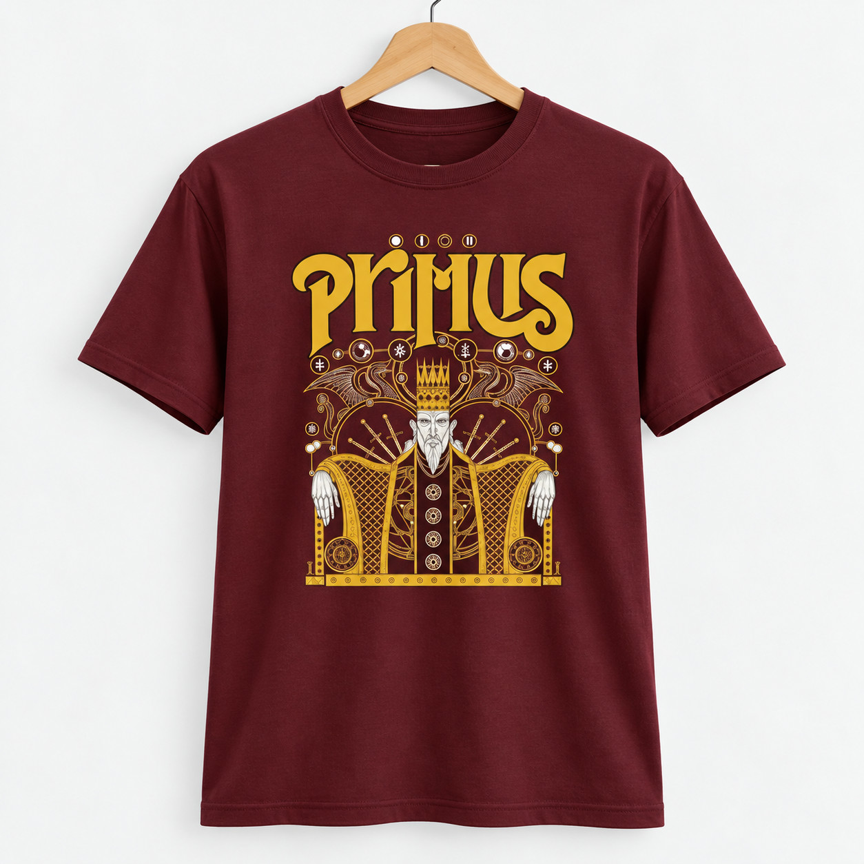 Primus Farewell to Kings T-Shirt Rock Band Graphic Tee Concert Fan Gift