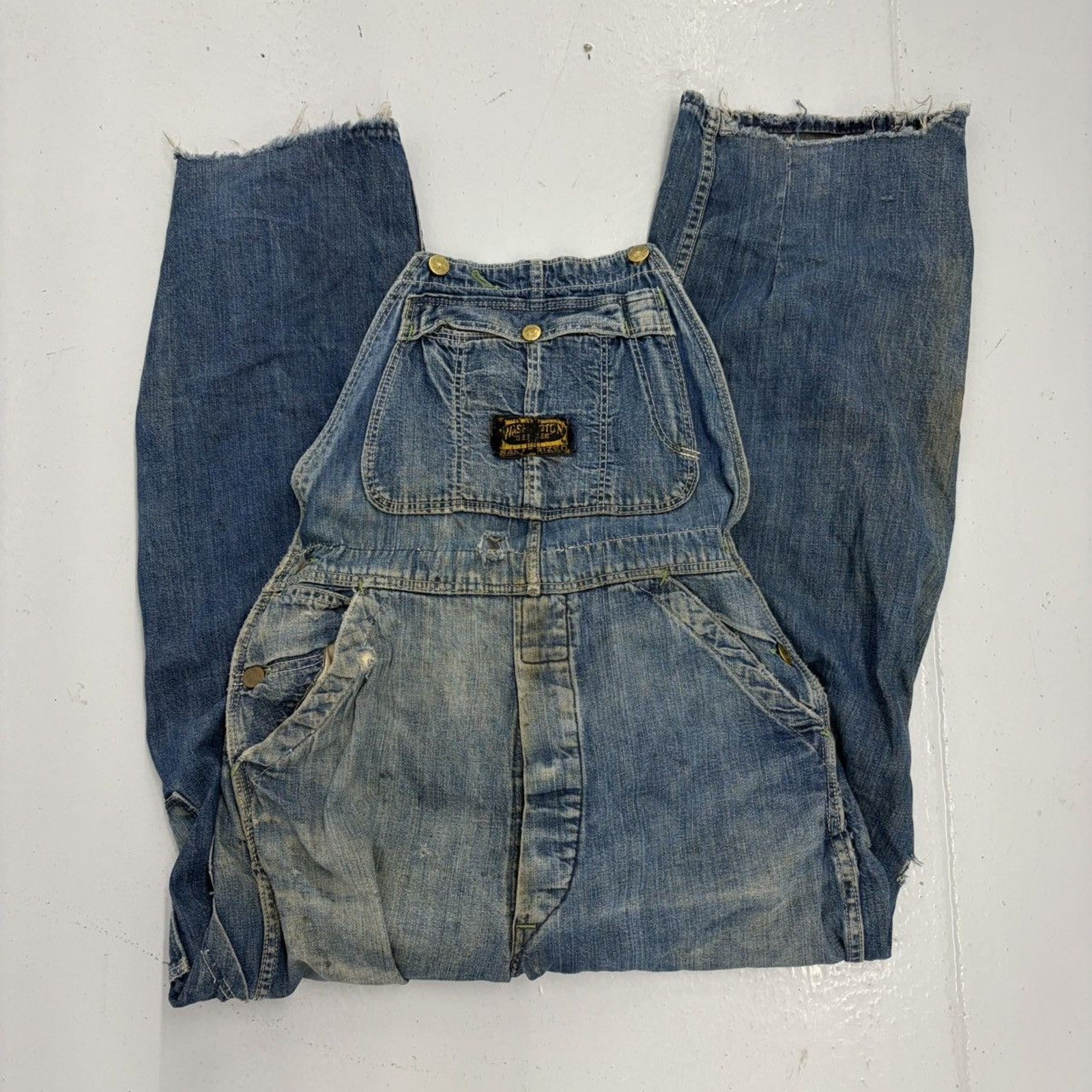Vintage 50s Washington Dee Cee Sanforized Overalls 31x27 1950s True Vintage