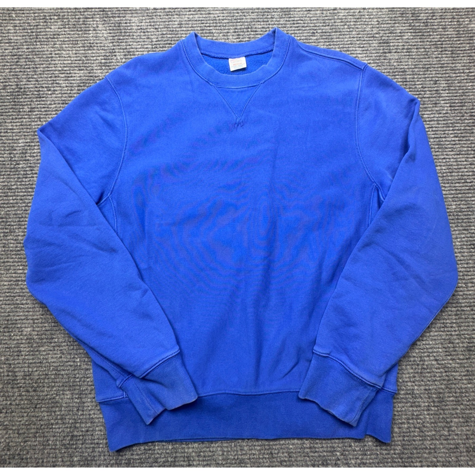 J.Crew Sweatshirt Mens Medium Blue Re-Imagined French Terry Crewneck
