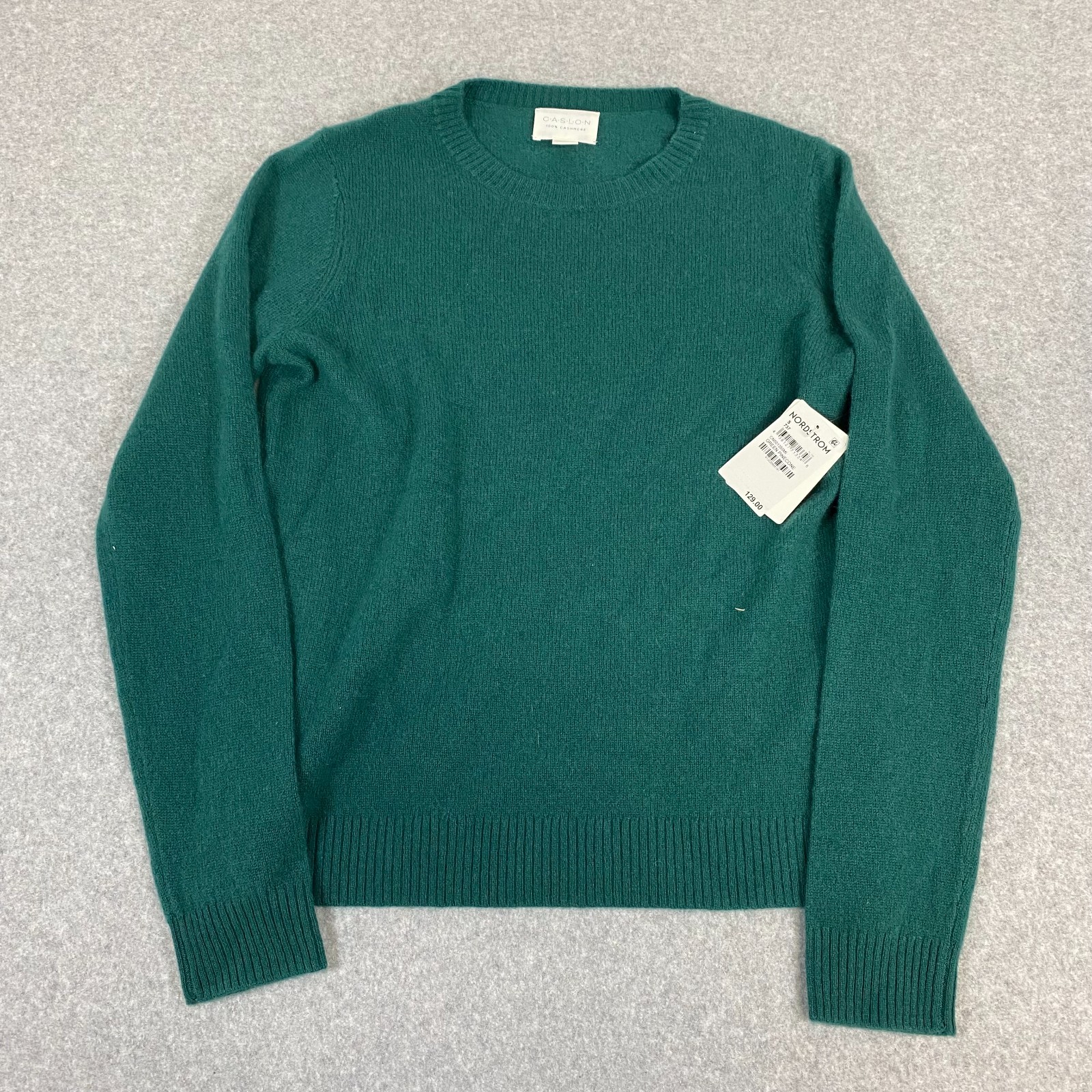Caslon Cashmere Sweater Womens Small Green NWT Pinecone Outdoors Casual