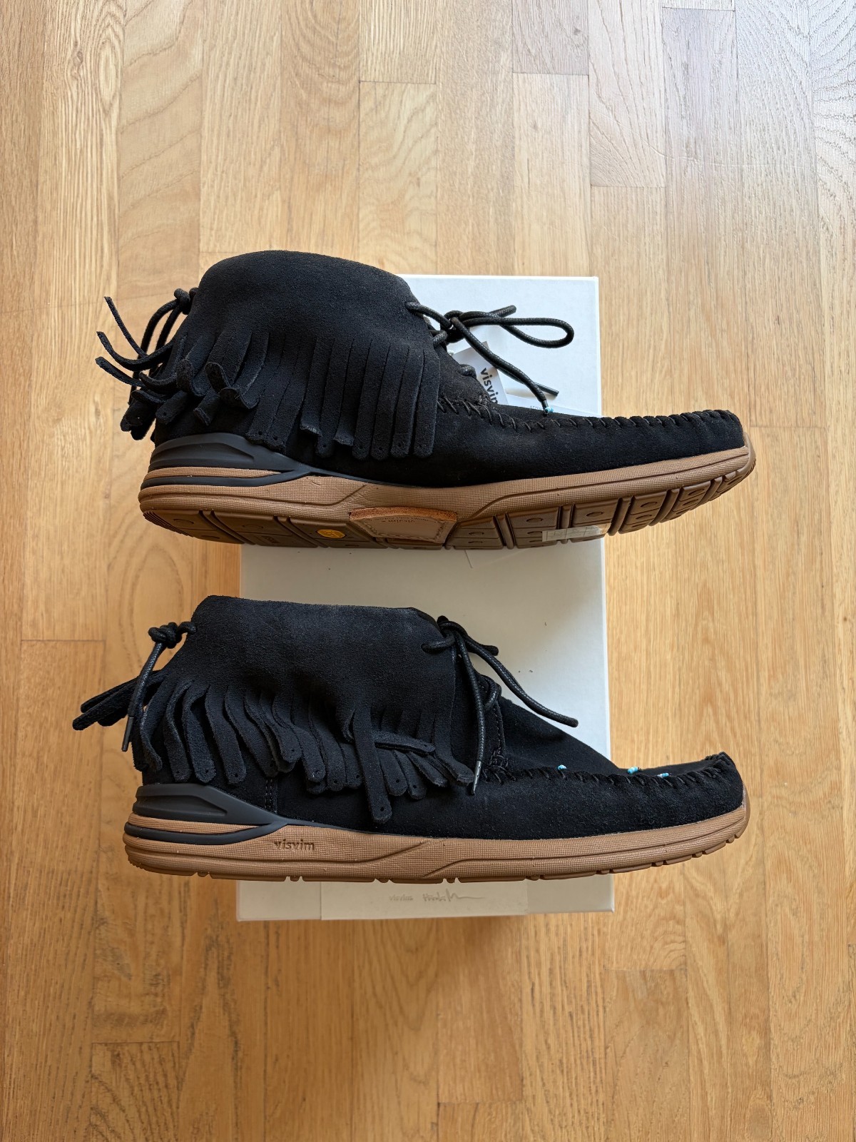 visvim FBT SHAMAN-FOLK Size 10.5 Black  Item no. 0122202002001 FW22