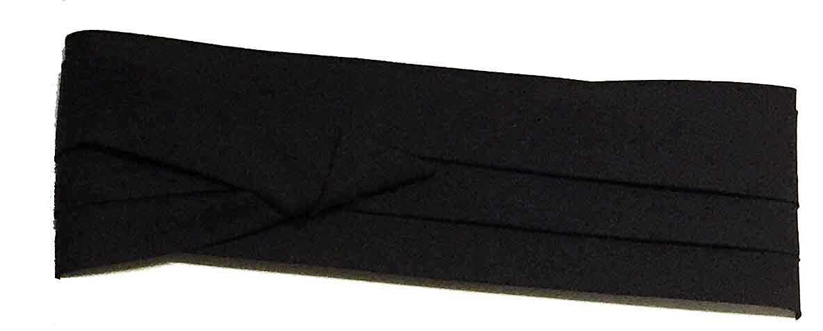 FQH™ Hat Band - 3-Pleat Lt Weight Solid Poly/Cotton with 2-End Hooks-Final Sale